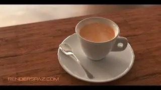 Making an Espresso with 3D Studio Max & Corona Renderer