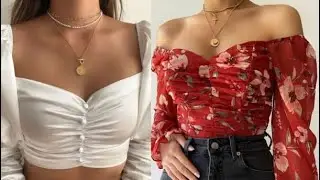 BLUSAS 2021 moda en blusas modernas para mujer 2021 2022