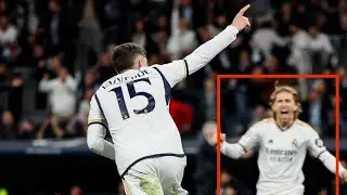 Luka Modrić Reactions to Federico Valverde 🤯⚡ | Real Madrid vs Manchester City