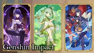 Raiden Hyperbloom !! With Nahida & Mona deck | TCG Genshin Impact
