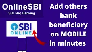 How to add other bank beneficiary on ONLINESBI