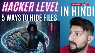 How to hide files like a Hacker?