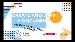 Creating and Saving an Excel Document
