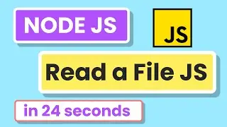 Read file a file in Node JS in 24 seconds!