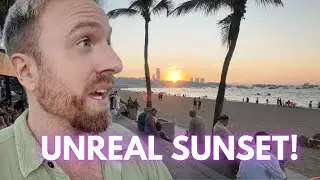 PATTAYA, THAILAND BEACH WALK 5.30PM + Stories From The Past Few Nights