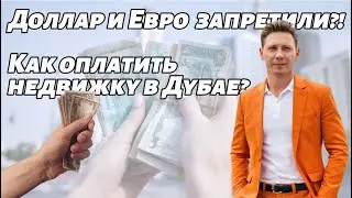 Доллар и Евро под запретом? Как оплатить недвижимость в Дубае?