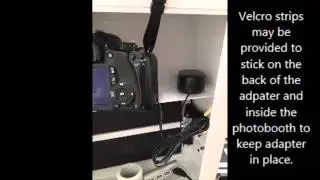 T10 Portable Photo Booth installation