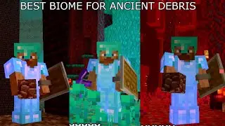BEST BIOME FOR ANCIENT DEBRIS IN MINECRAFT FOR BEGINNERS !!