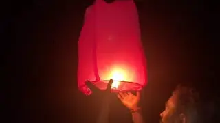 How to fly sky lantern | Sky lantern kaise udaye | hot air balloon