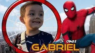 Retrospectiva animada temática Gabriel 5 anos