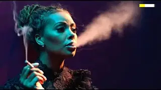 Eva Marcille smoking cigarette 🚬