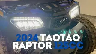 2024 TaoTao Raptor 125cc Walk-around (BLUE)!
