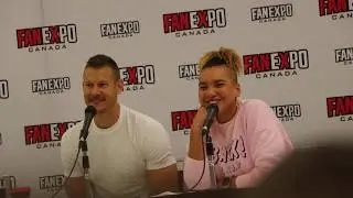 THE UMBRELLA ACADEMY's Tom Hopper and Emmy Raver-Lampman on their dance scene