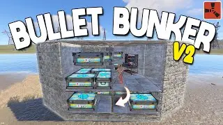 RUST - Bullet Bunker V2 - NEW 2024 Rust Bunker Base Design