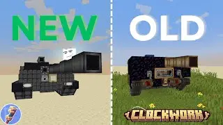 I UPGRADED my Minecraft tank! | Create mod & Clockwork