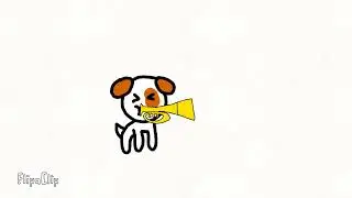 Trumpet dog