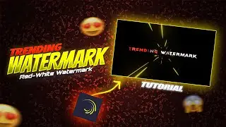 Trending Watermark Like Pc😱 | Red White Watermark Tutorial in Alight Motion | Mr TOM Playz