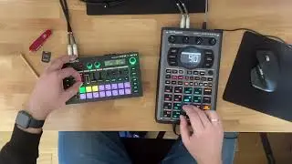 "Two lanes" - minimalistic track with 2 tracks on MC-101 and samples on SP-404 MK2
