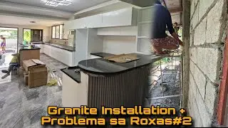Granite Tiles Installation + Problema sa Roxas#2 para sa Maling Layout Kawawa ang Huling Mangagawa