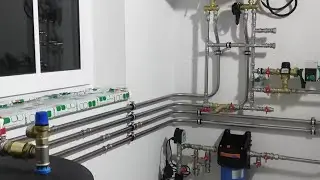Котельная из нержавейки .Тёплый пол.