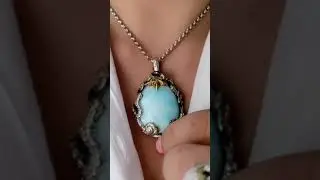 Дыхание океана - серебряные ювелирные украшения с Ларимаром бренда Сила природы