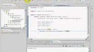Java Eclipse ForEach Beispiel an ArrayList (Deutsch)