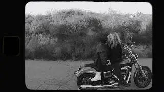 The COOLEST motorcycle engagement shoot ever!