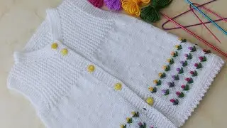 Renkli Lalem Modeli ile Yelek 1.Bölüm