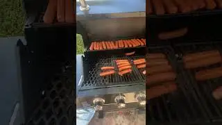 Grilling some hot dogs for my team at work …