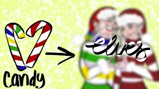 Turning CHRISTMAS CANDY into ELF GIRLS! || FT. ItzNyreeDreamz