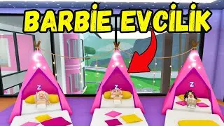 BARBIE EVCİLİK OYNADIK🏡ARIGİLLER🐝TUBA ARI🐝ROBLOX BARBIE'S DREAM HOUSE🐝AYŞEM ECE ARI