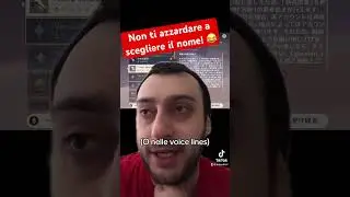 Cambia il nome che hai scelto per Wanderer o ti banno! 😂 Hoyoverse - Genshin Impact