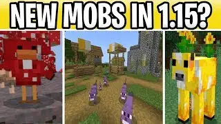 Minecraft 1.15 New Mobs Coming? Cluckshroom, Moobloom & Ender Cat! Minecraft Earth Secrets