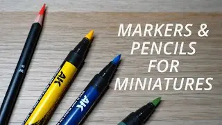 Unboxing & Impressions - AK Interactive Markers and Weathering Pencils for Miniatures