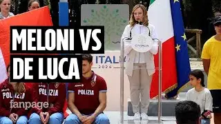 Meloni a Caivano, botta e risposta con De Luca
