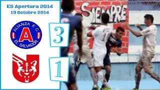Alianza FC vs. CD UES [3-1] FULL GAME -10.19.2014- ES Apertura 2014