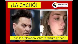 Johnny Deep - Relata la escena de Vi0lencia donde Amber se fracturó la nariz