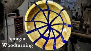 Woodturning - Shattered But Not Broken Cherry Bowl FABULOUS!