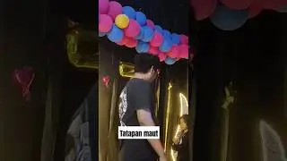 Detik detik aksi tatapan maut bocil ke pria tampan #funny