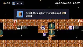 Beating a 0/10270 clearrate 2020 level - Team 0% (SMM2)