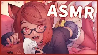Comfy Fyre ASMR #76 (3DIO binaural softspoken, ear massage, scratching, & more)