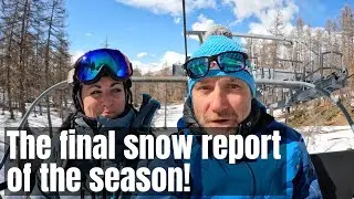 Final Sauze d'Oulx snow report of the season.
