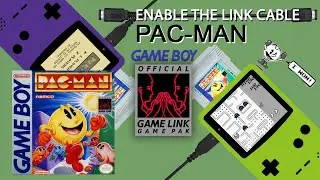 Pac-Man (GB, 1991) - ENABLE THE LINK CABLE - fun 2p mode you overlooked #Pacman #LinkItUp #Gameboy