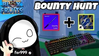 (SATISFYING) Bounty Hunting With Fer999 Combo + Keyboard ASMR | Blox Fruits