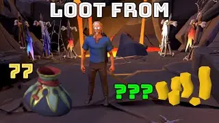 Loot from 77 Yak Sacks - Runescape 3