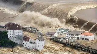 Tragedy in Europe today! Italy and Spain hit by mini tsunami and flash floods! Cyclone Harry