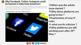 Why fb twitter were going to ban in india ?