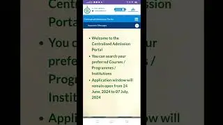 Centralised Admission portal App 