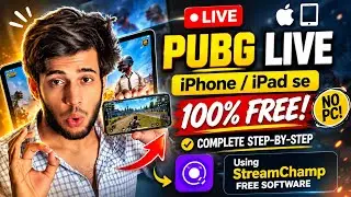 How to Stream PUBG Mobile on iPhone/ ipad on Youtube 🔴 | Free Method 2026