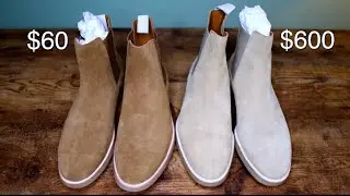 Authentic vs Replica Common Project Suede Chelsea Boots